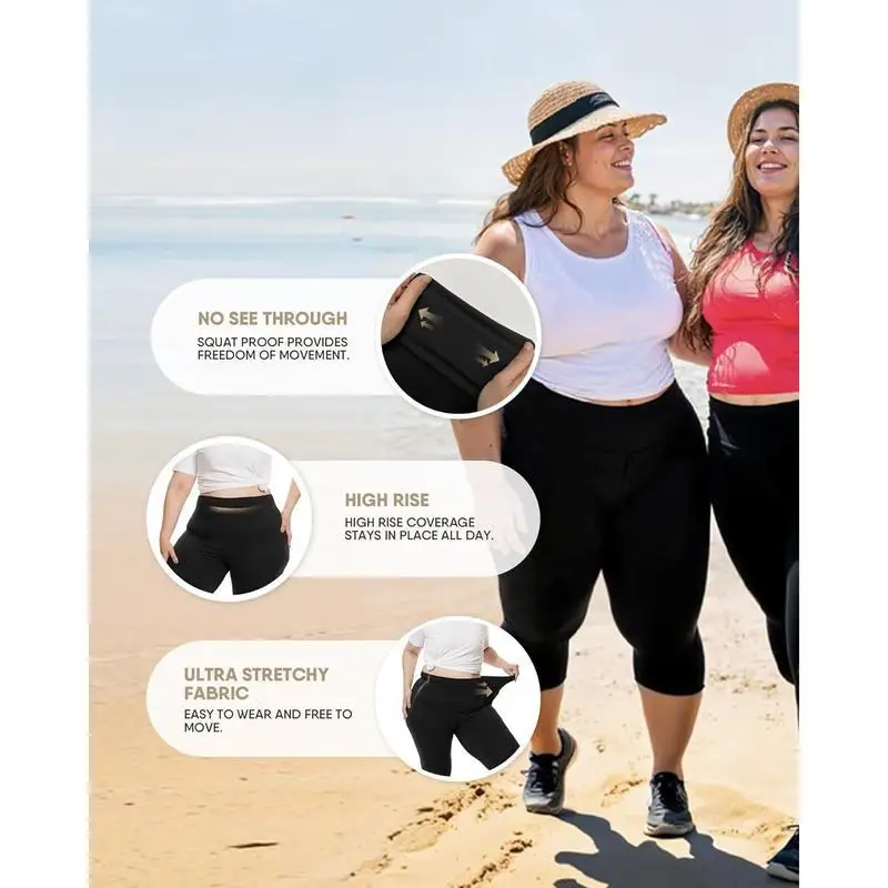 プラスサイズ女性用スリムフィットパンツ3点セット ハイウエストストレートレッグ 韓国風Sle PVC素材 中高年女性用カジュアルパンツ