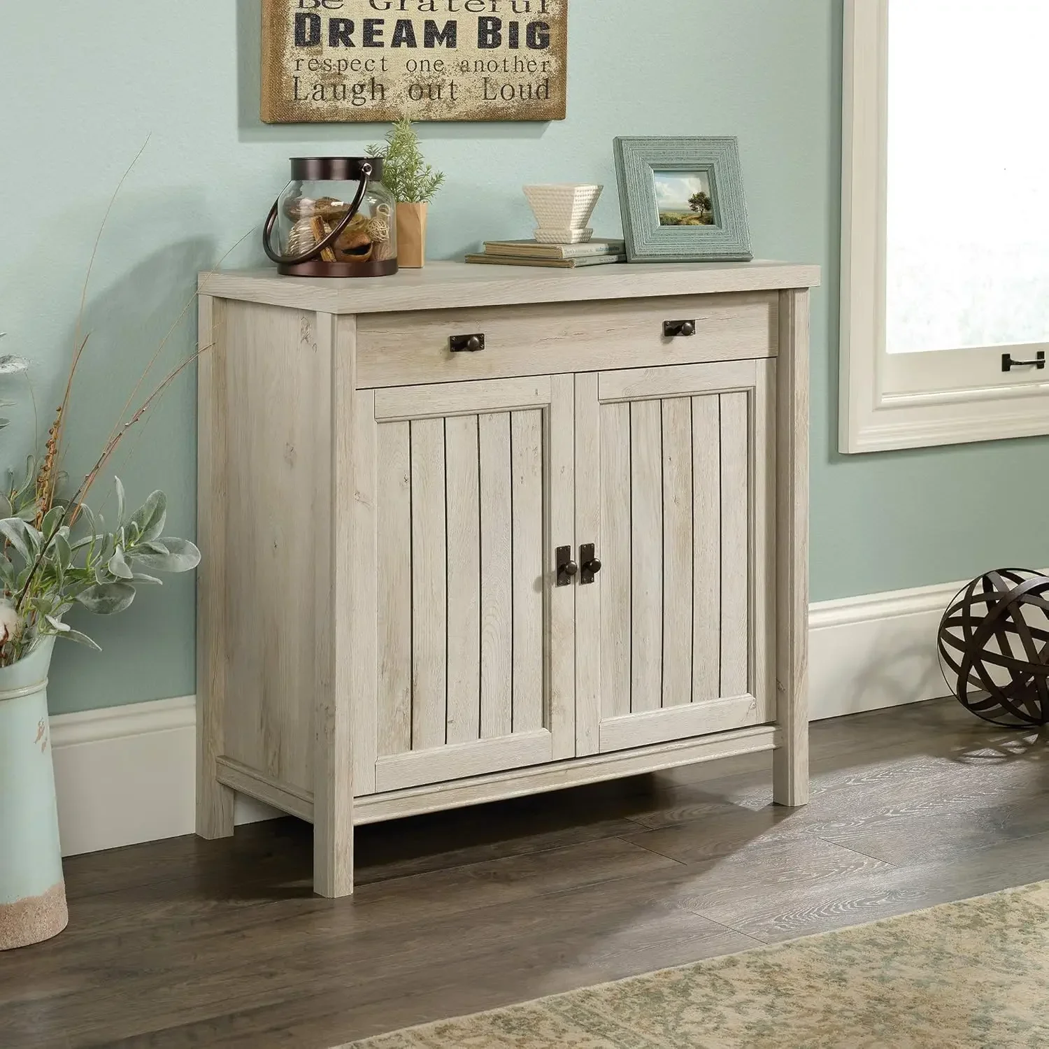 

Costa Library Base and Hutch, Chalked Chestnut Finish