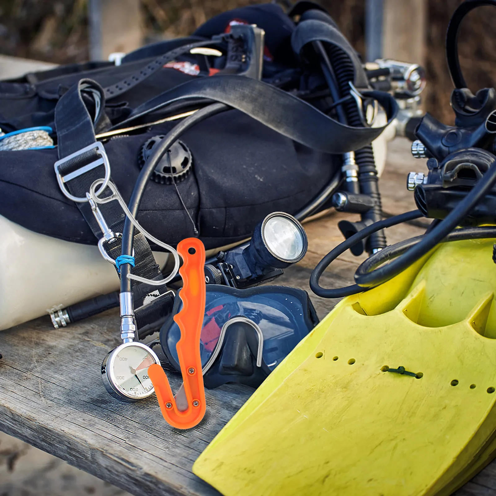 

Нож для подводного плавания, компактный аварийный спасательный нож, лезвие из коррозионностойкого сплава, эргономичная рукоятка, для подводной рыбалки и работы с веревками