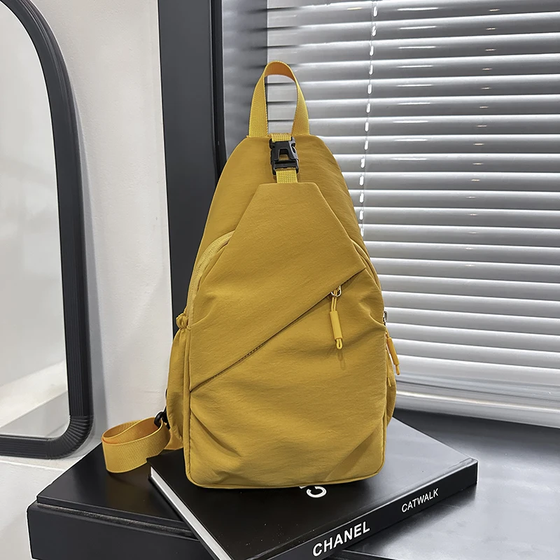 Unisex Große Kapazität Brusttasche Lässige Reise Wasserdichte Einzelschultertasche Einfache Multifunktionale Umhängetasche – Detail 4