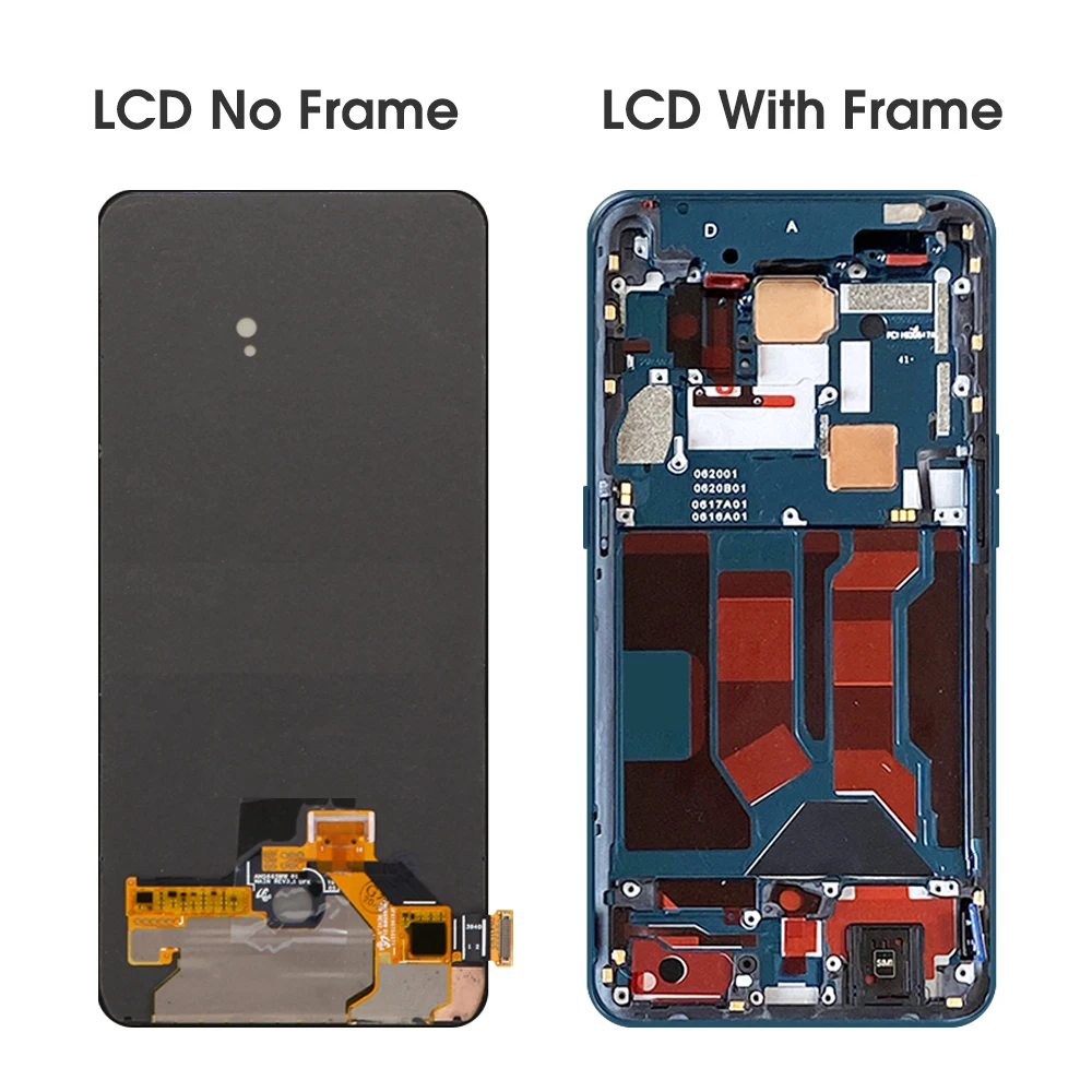 For OPPO Reno 10x zoom For AMOLED Reno10x zoom CPH1919 PCCM00 LCD Display Touch Screen Digitizer Assembly Replacement