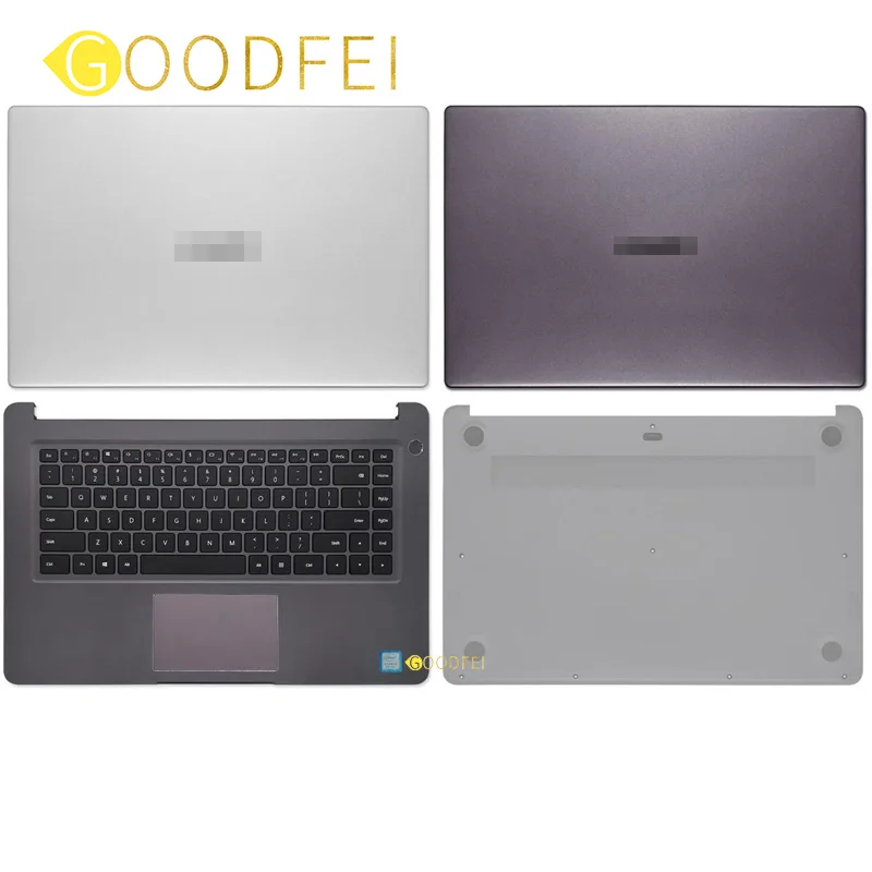 

New For Huawei MRC-W50 W60 W00 WX0 PL-W19 Screen Back Shell Keyboard Bezel Top Case Palmrest Laptop Host Lower Cover Silver