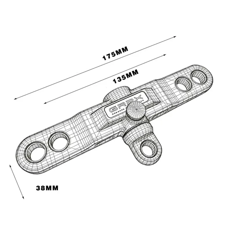 GRPX Dual Cable Merge Converter Bracket Adjustable Lockable for Cable Crossover Machine with 150 Kg Load Capacity