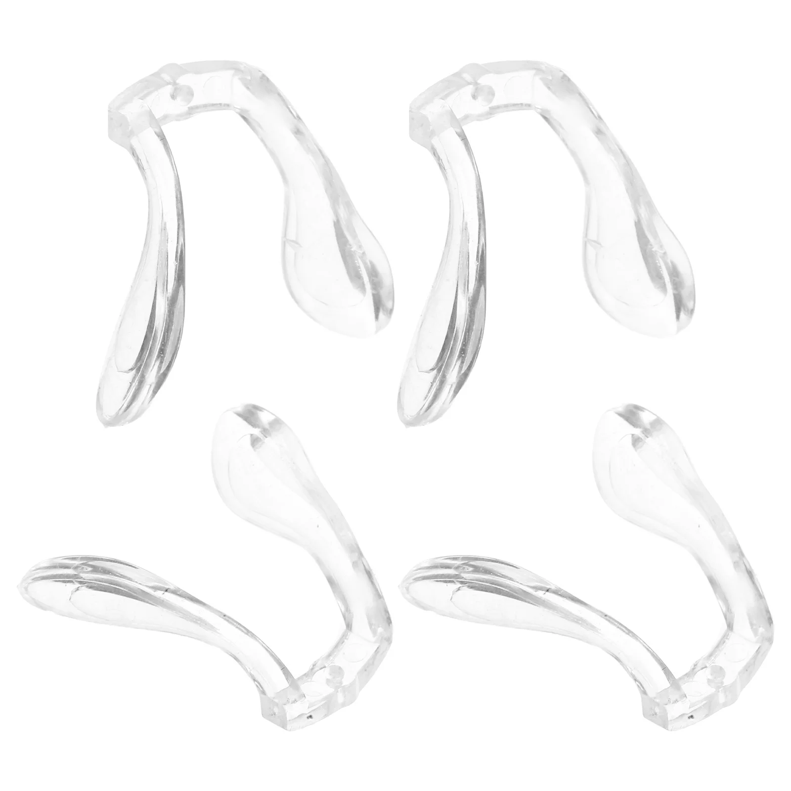 

4Pcs Eyeglass Nose Pads Silicone Anti-Slip Soft Cushions for Glasses Eyewear Support Nose Cushion Optical Frame Repair Parts