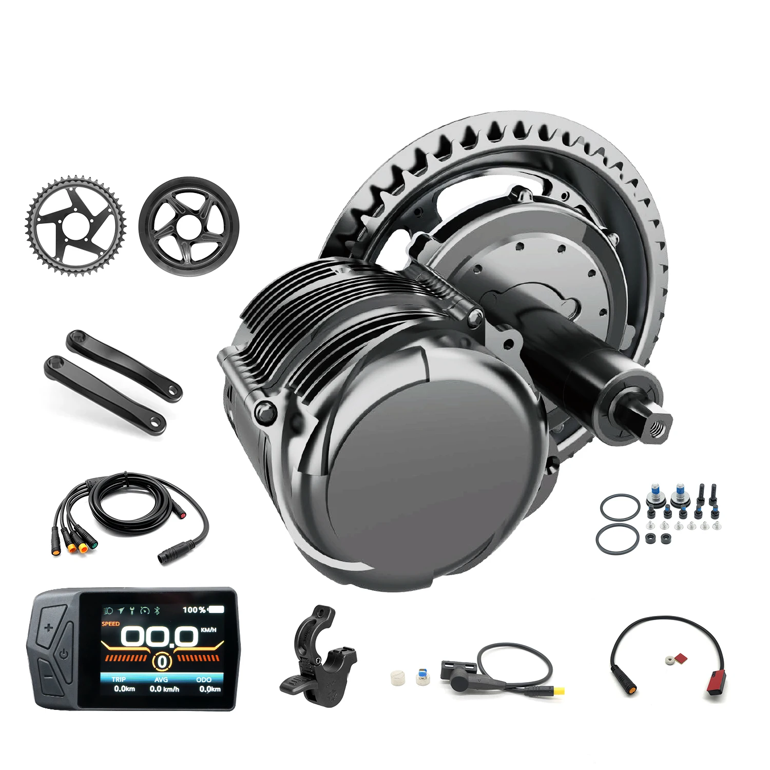 AliExpress TONGSHENG Tongsheng TSDZ8 48V 750W Mid Motor Set Engine Electric Bike Motor Kit Torque Sensor Set DFL11 Mid Drive Ebike Kits Conversion Set with DFL11