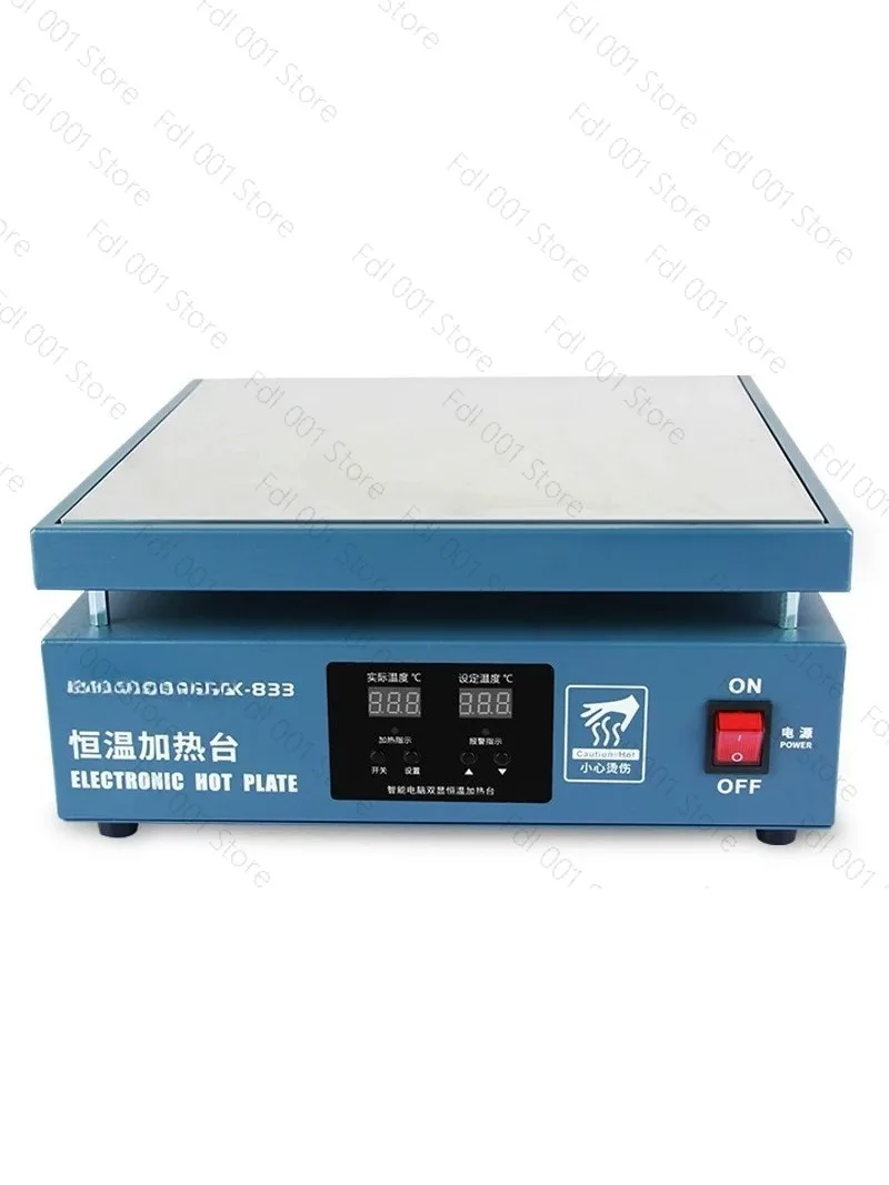 Digital display heating table constant temperature adjustable heating platform mobile phone maintenance electric heating  LED