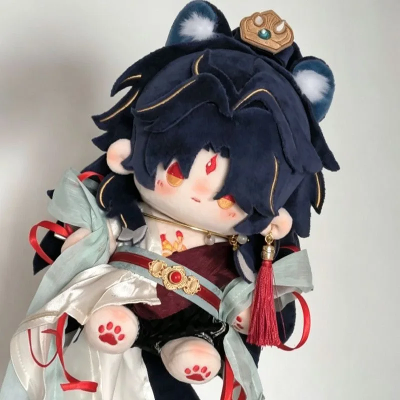 Image of 20cm Anime Honkai Star Rail Mortenax Blade Plüschfigur, Anzieh-Plüschpuppe, Sammlerfigur, Weihnachtsgeschenk
