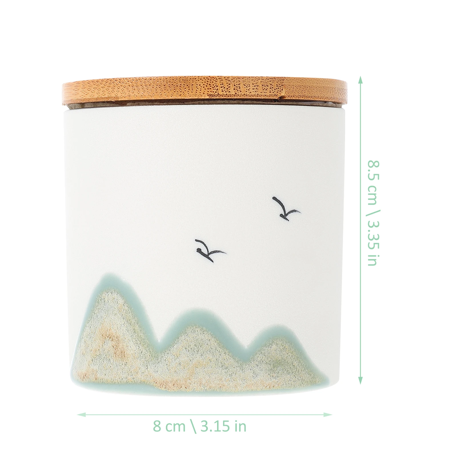 

Sealed Tea Container Black Pottery Food Jar For Coffee Cereal Beans Storage Household Kitchen Organizer Dried Food Holder Lidded