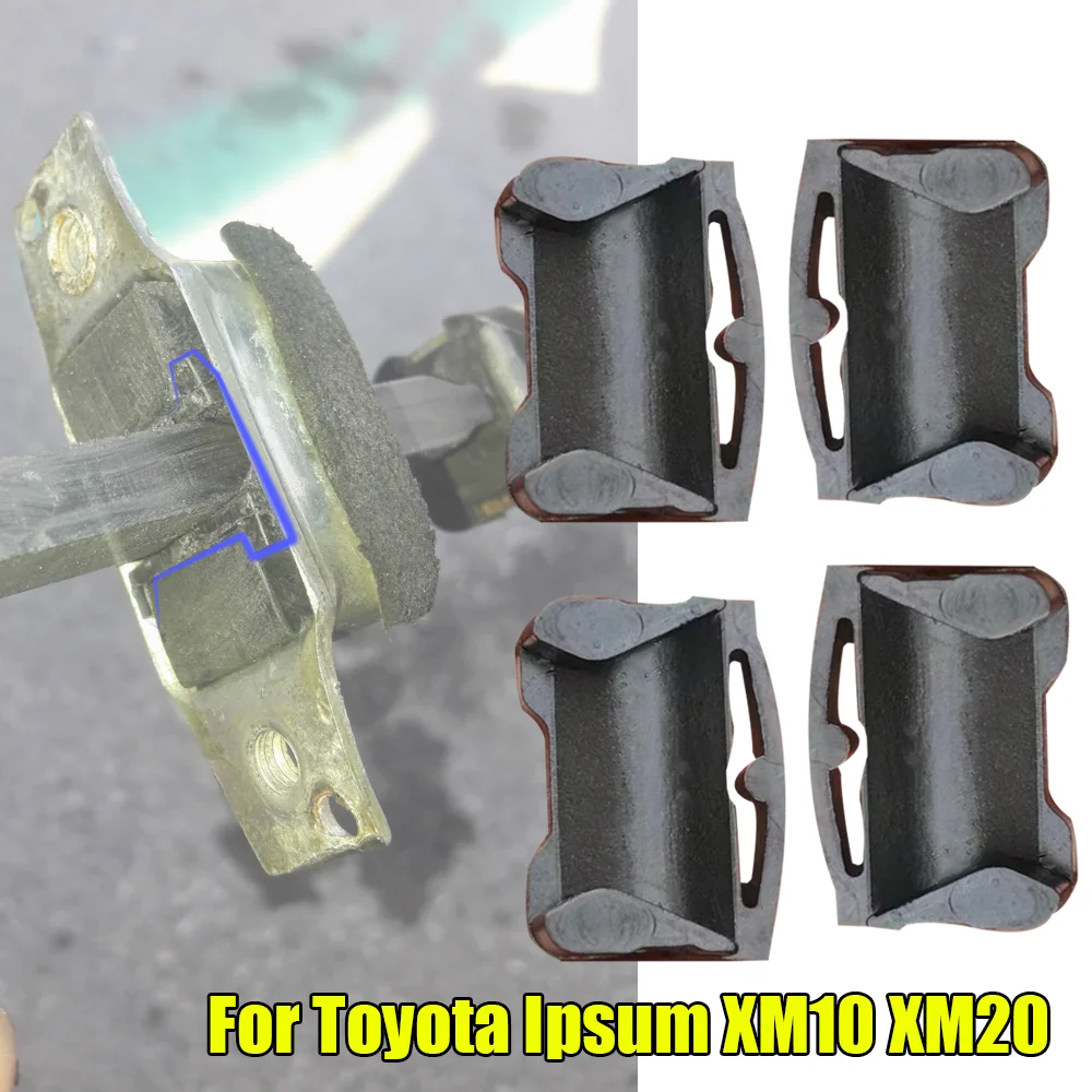 4Pcs For Toyota Ipsum XM10 XM20 1996-2009 Avensis Verso Picnic SportsVan Car Door Check Strap Repair Kit Stopper Damping Clip