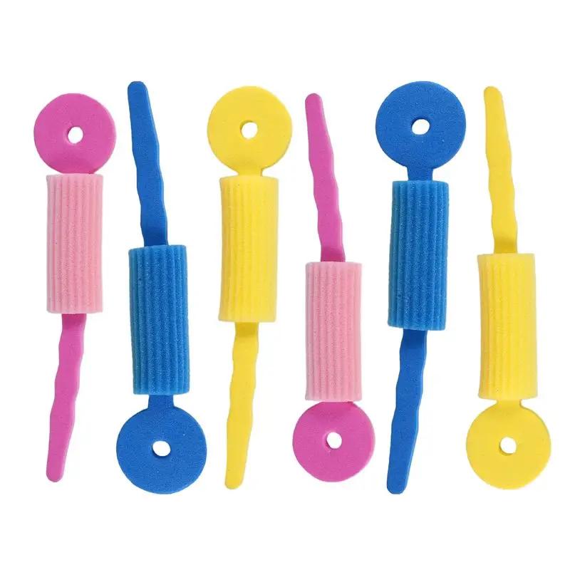 

6 PCS Hair Care Foam Rollers Magic Sponge Soft Hair Curler Hair Styling Hair Roll Rollers DIY Tools For Women New