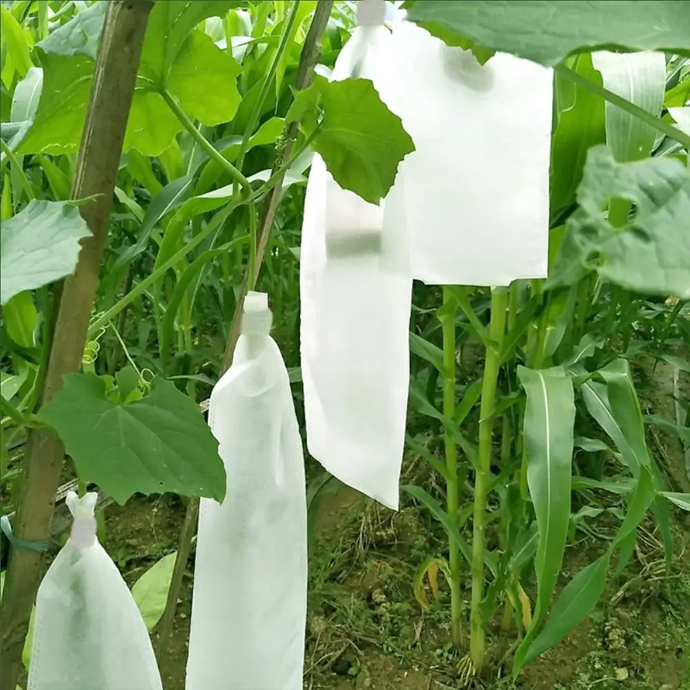 100Pcs Fabric Planting Pocket Fruit Protection Bags Garden Greenhouse Supplies Anti-bird Insect Barrier Pouch Planting Grow Bag gallery 3