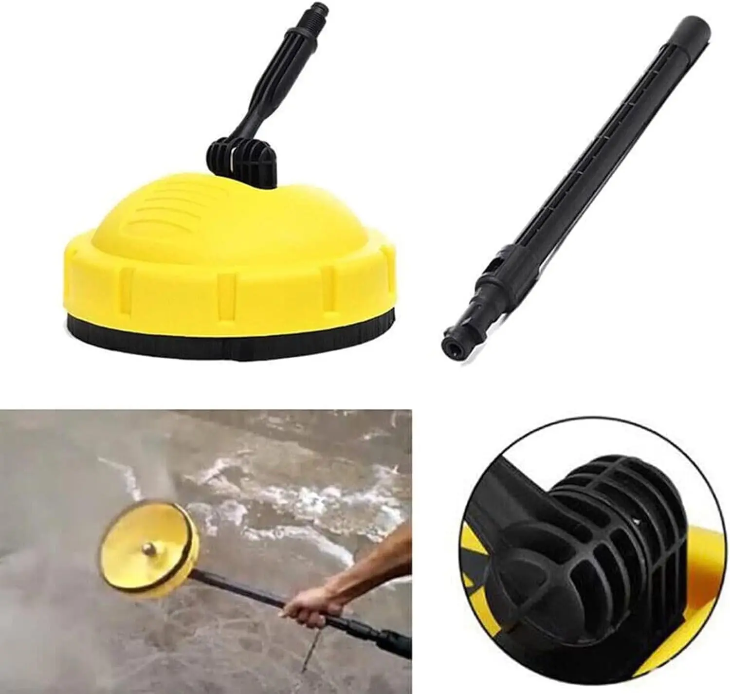 For Karcher Parkside Lavor Cleaning Tornado Brush Multi-Surface Disc Floor Washer pressure washer Flexible Surface Rotary Brush