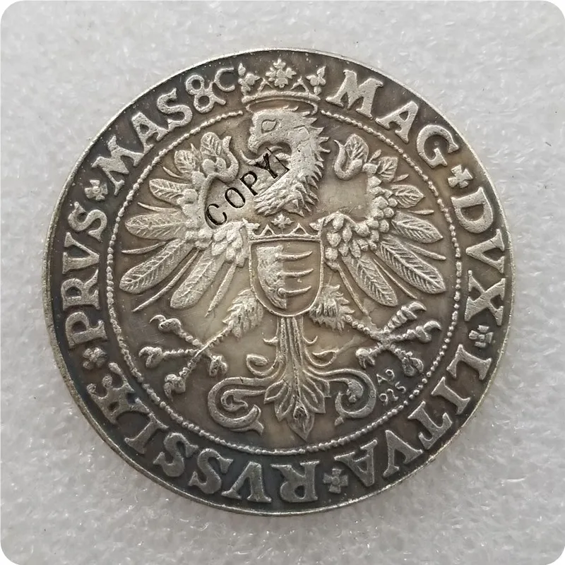 Poland : Litva 1580 - Talar STEPHAN BATORY  COPY commemorative coins-replica coins medal coins collectibles