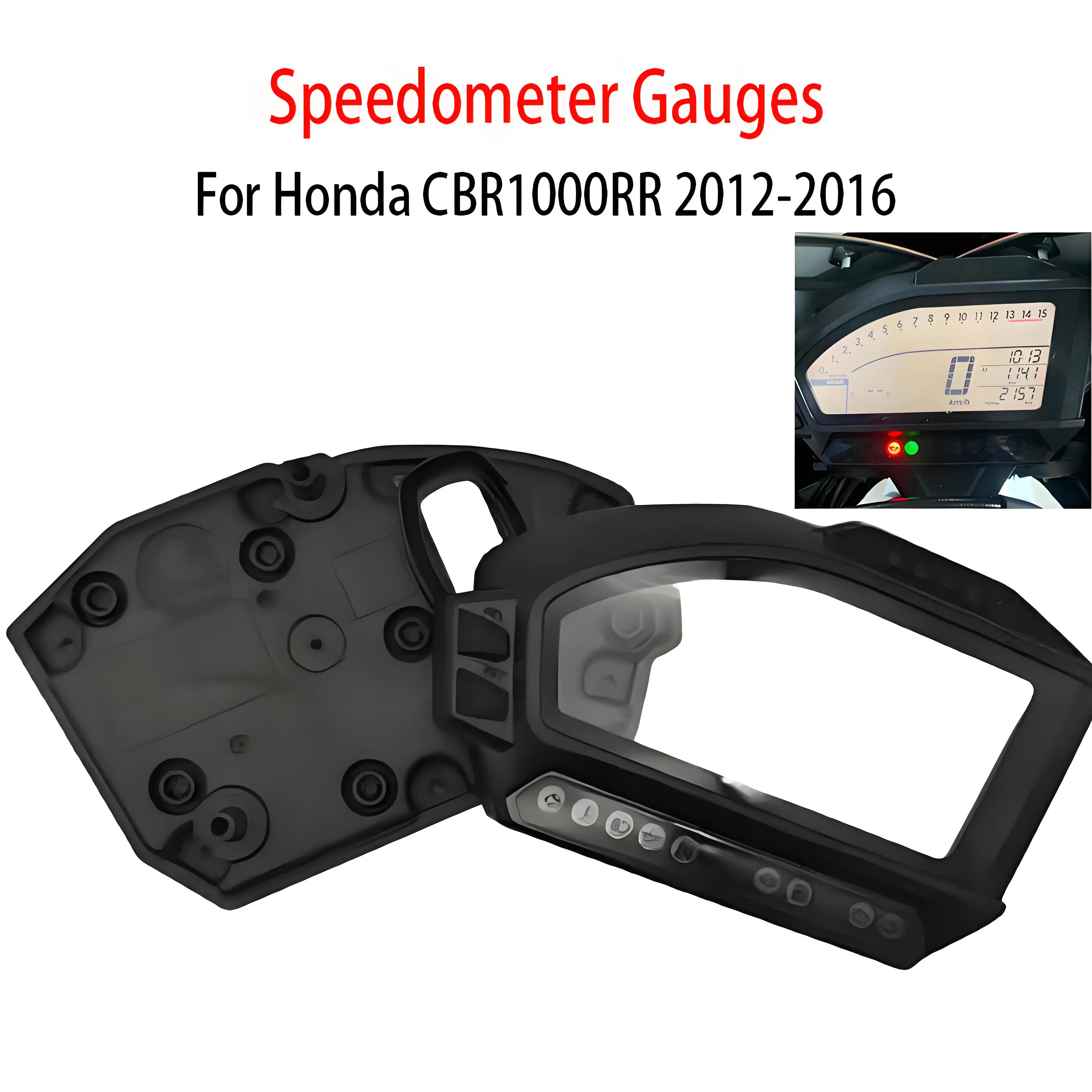 

Для Honda CBR1000RR 2012-2016 мотоциклетный спидометр, датчики, корпус прибора, чехол, крышка