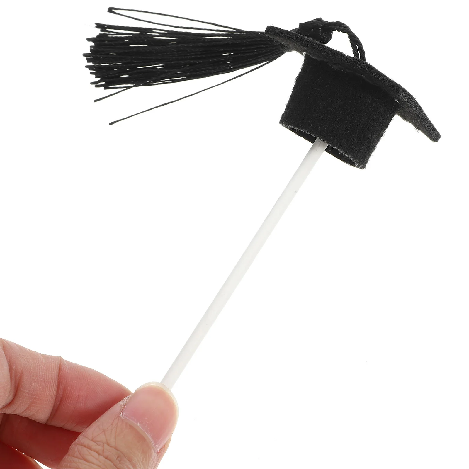 

10Pcs Graduation Cap Cake Toppers 2024 Grad Party Elegance Eye-Catching Cake Decorations Graduation Cap Cupcake Topper
