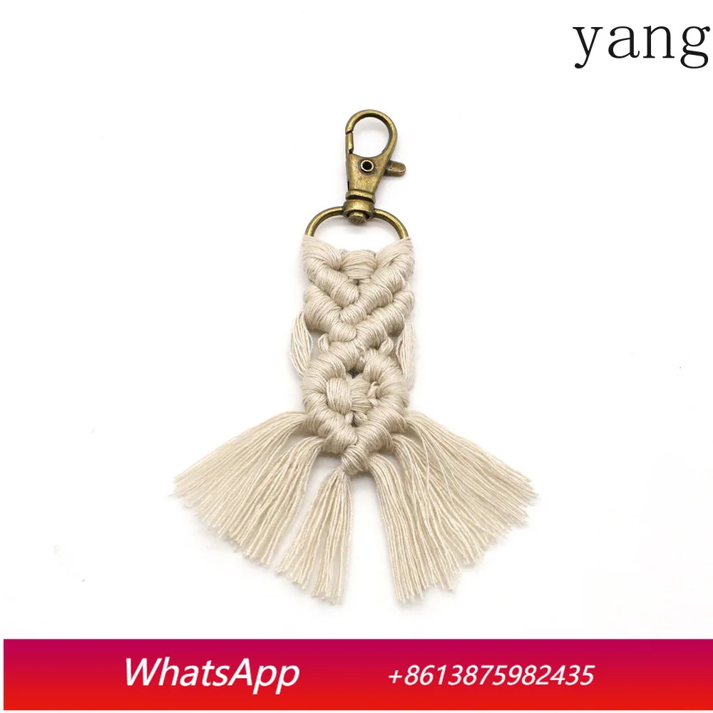 

CX New Colored Cotton Rope Braided Key Pendant Business Gift Decoration