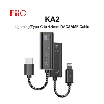 FiiO JadeAudio KA2 타입 C/라이트닝 to 4.4mm 동글, 더블 DAC CS43131 DSD256, 안드로이드 IOS MAC Win10 용 헤드폰 앰프