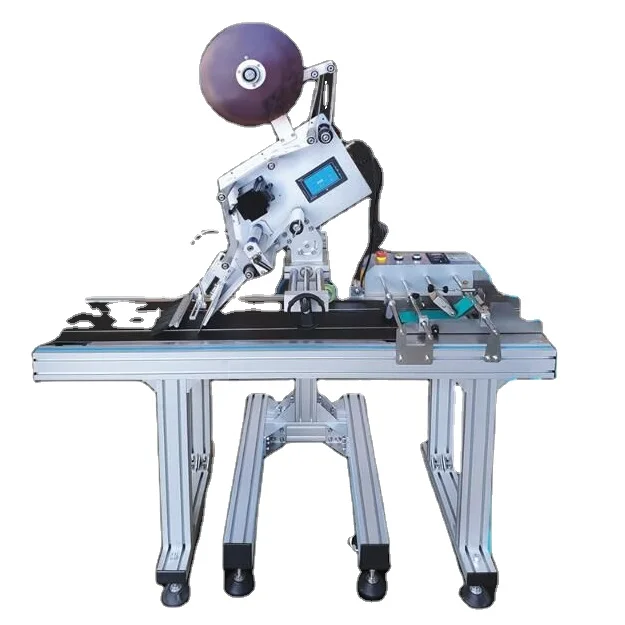 Automatic Label Sticker Paper Card Plastic Bag Online Paging Labeling Machine