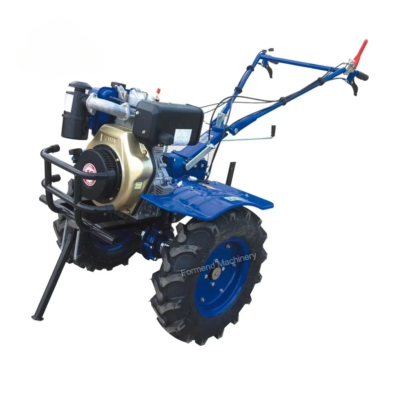 186F 12HP Diesel Motor Power Rotary Tiller Cultivator for Agricultural Machinery With 7HP 9HP 10HP 15HP