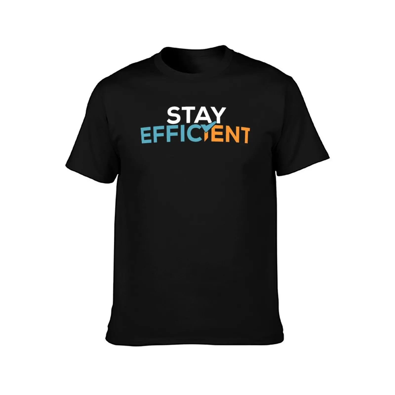 FICSIT Stay Efficient Motto T-Shirt man t shirts for men casual T-Shirt