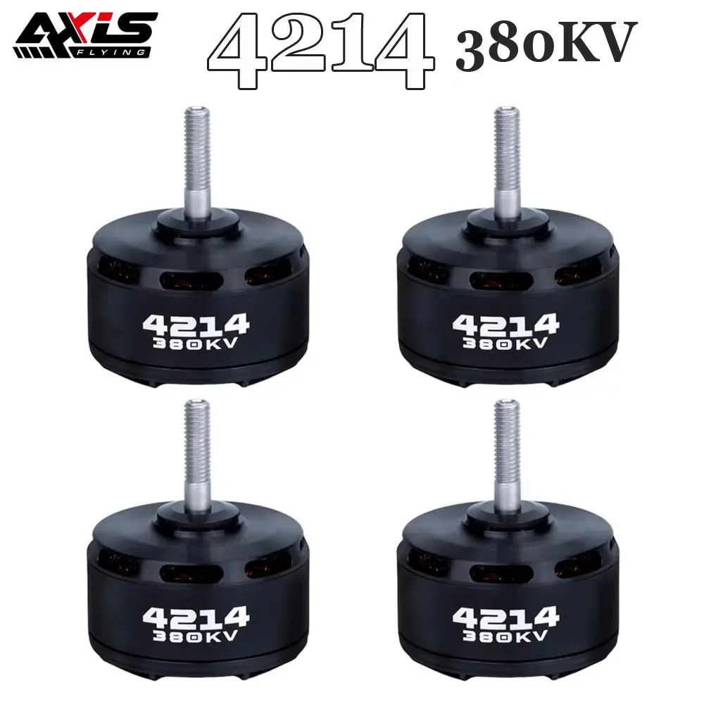 

AxisFlying 4214 Motor 6-12S 380KV Brushless Motor for 14/15/16inch FPV Drone Long Range Quadcopter Parts