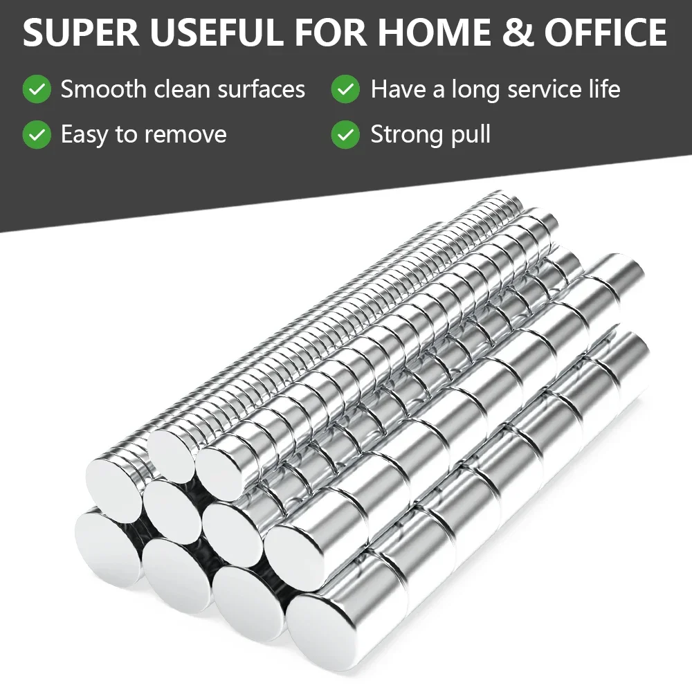 4x2 5x2 6x2 6x3 N35 Super Strong Neodymium Magnet Round NdfeB Powerful Permanent Magnetic imanes  Magnents Refrigerator Magnet
