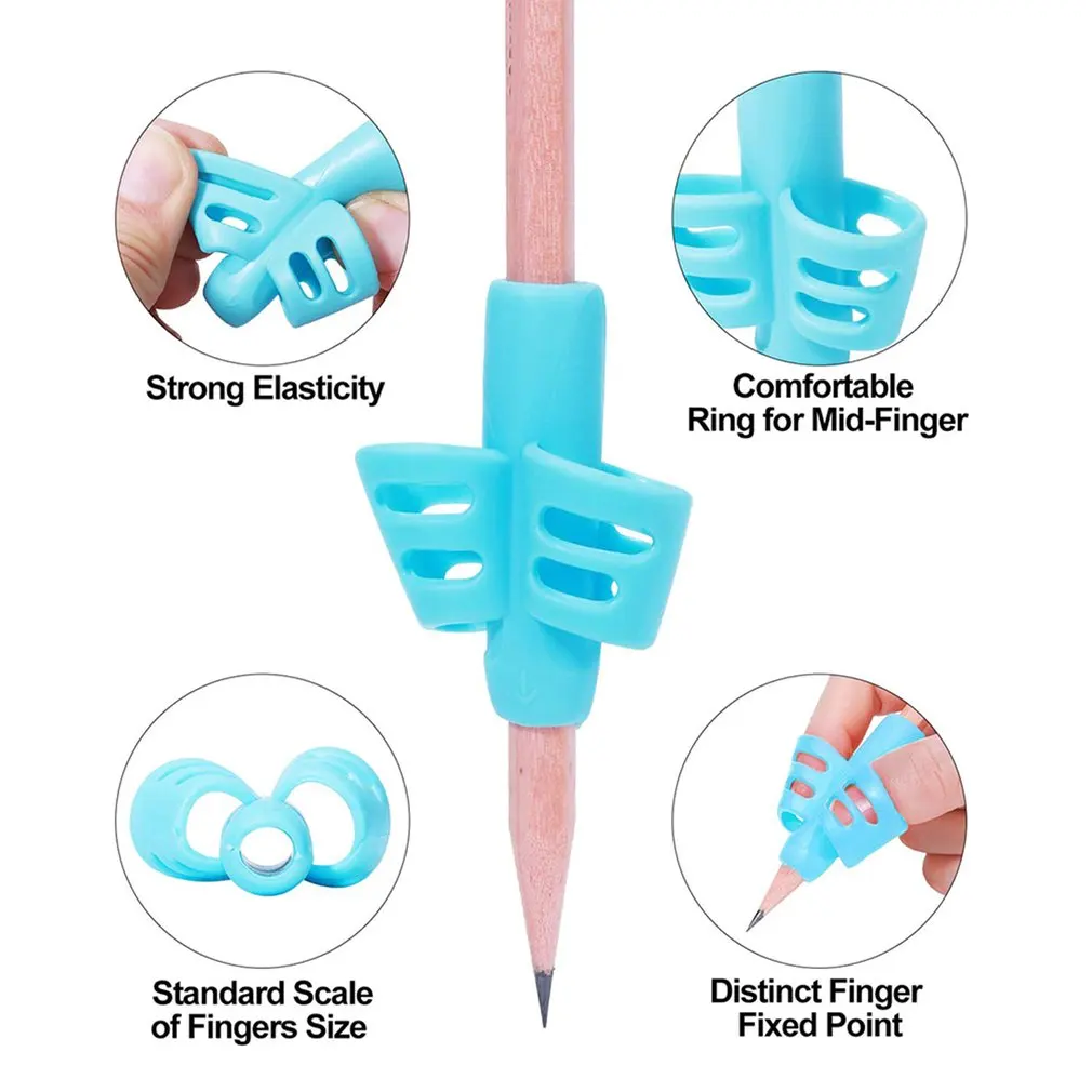 子供のための手書きグリップ,就学前の早期学習,教育,学用品,鉛筆,ライティングツール,4個。
