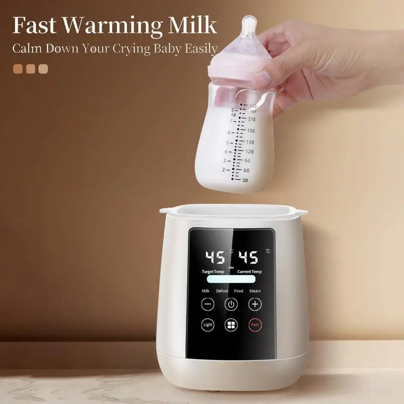 Milch flaschen wärmer 6 in 1 automatischer Baby milch wärmer schneller Milch wärmer sicherer Flaschen wärmer für Formel-und Babynahrung