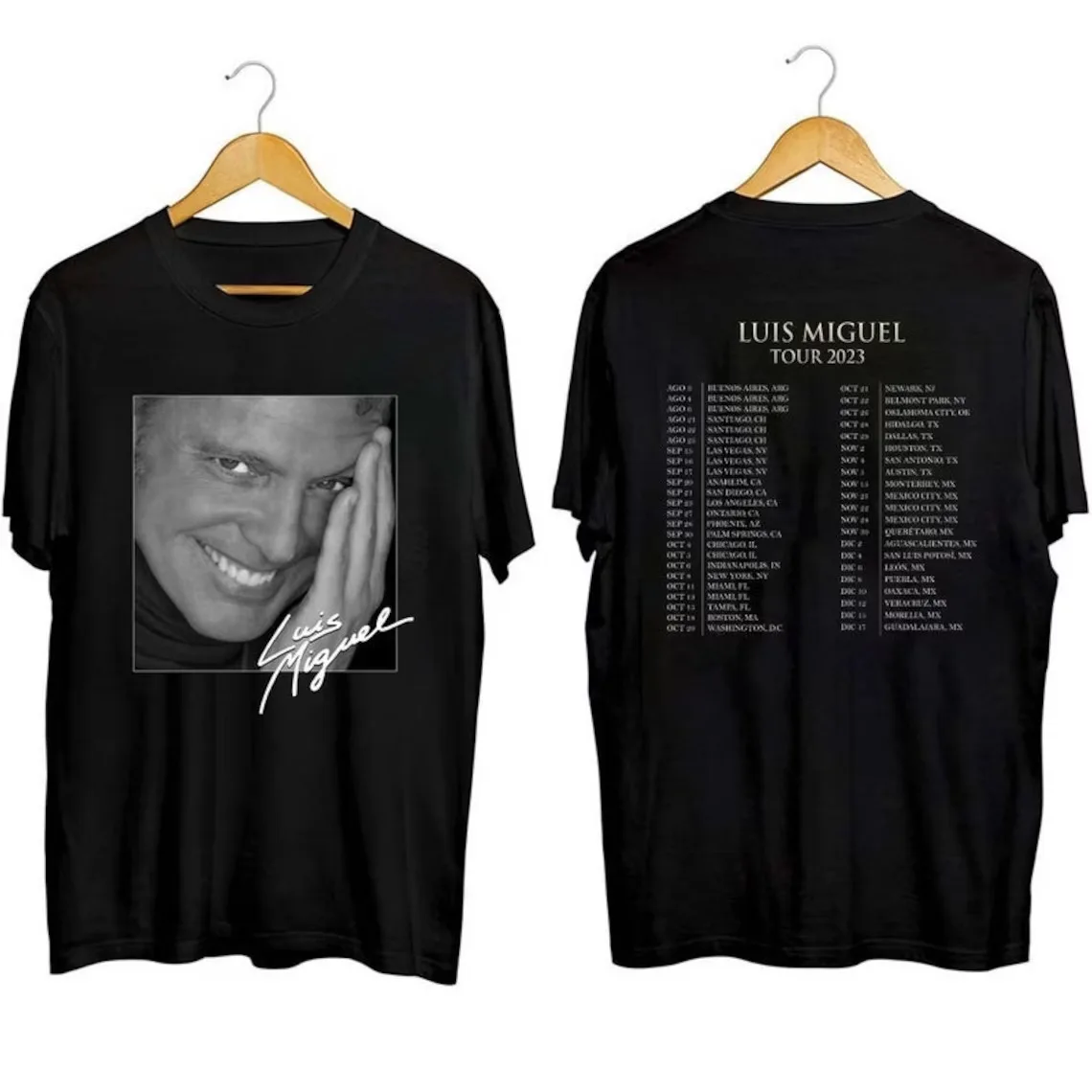 Luis Miguel Tour 2023 Concert Shirt For Fan T-Shirt S-3XL