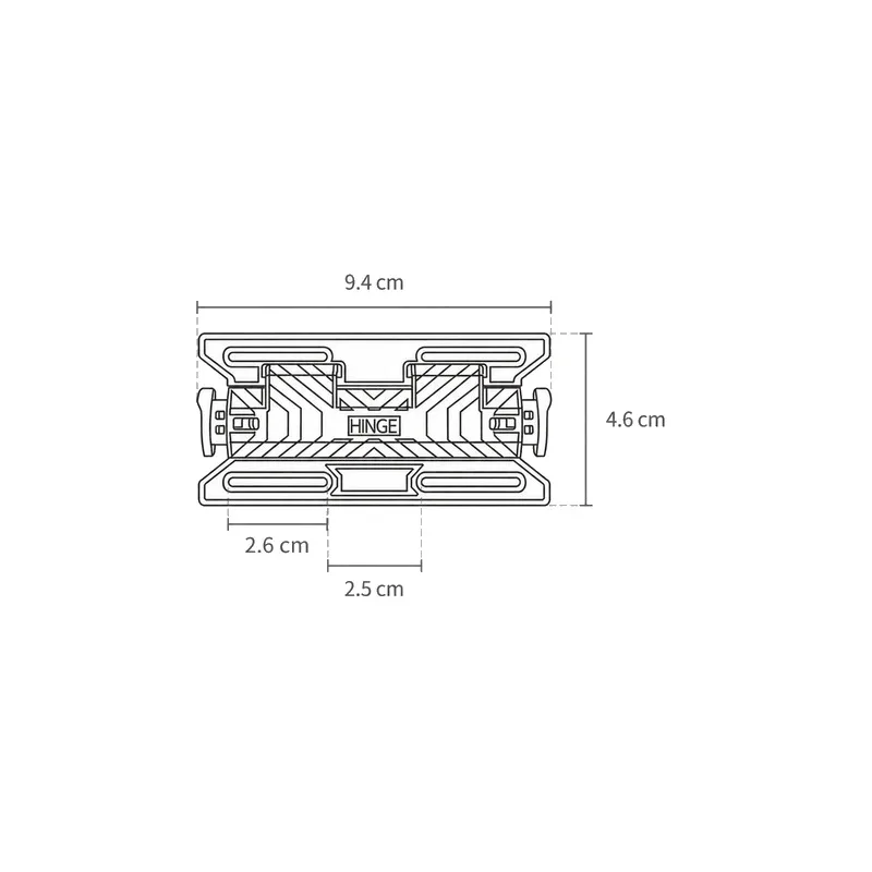 PSIGEAR HINGE3 Large Pull-Force Webbing Buckle 52013