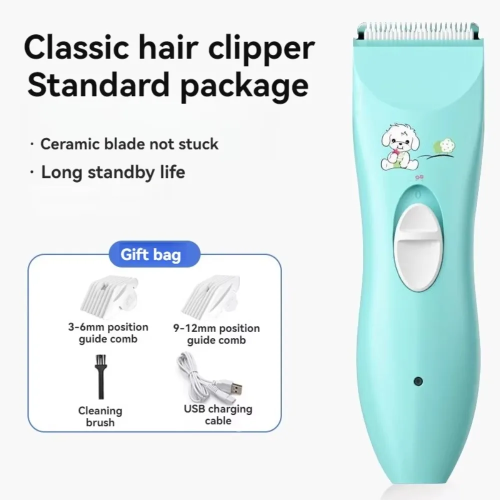 

Newborn Silent Children Hair Clipper Quiet Safty Baby Hair Clipper Kit Electric Hairdressing Hair Trimming Tools for Boys Girls