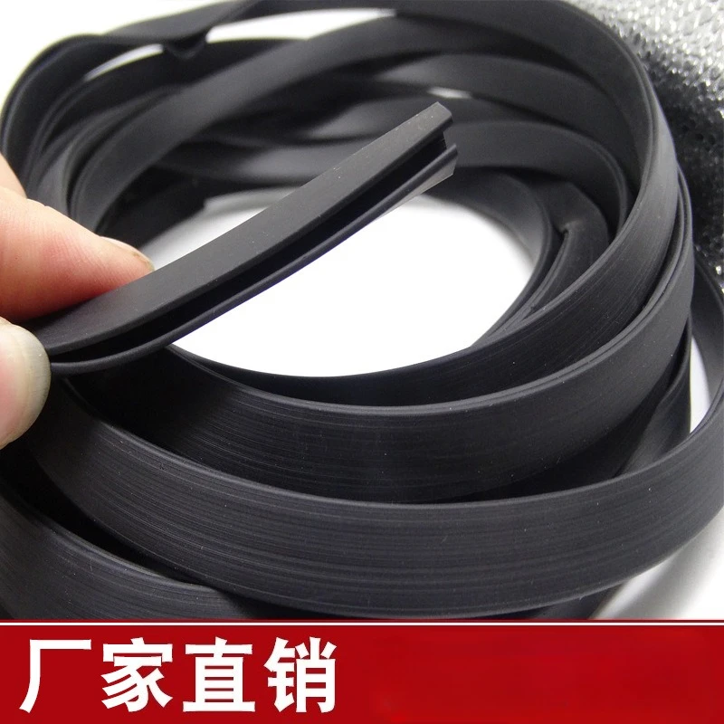 1 متر المطاط U ختم الشريط حافة الكسوة للزجاج لوحة خشبية معدنية مجلس ورقة خزانة #6