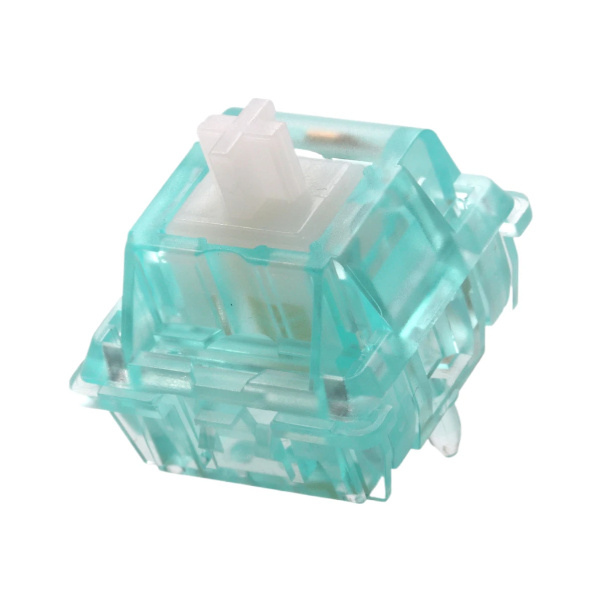 Interruptor linear Tourmaline Blue V2.5, 5 pinos, lubrificado de fábrica, para teclados mecânicos com troca de interruptores a quente, para teclados p