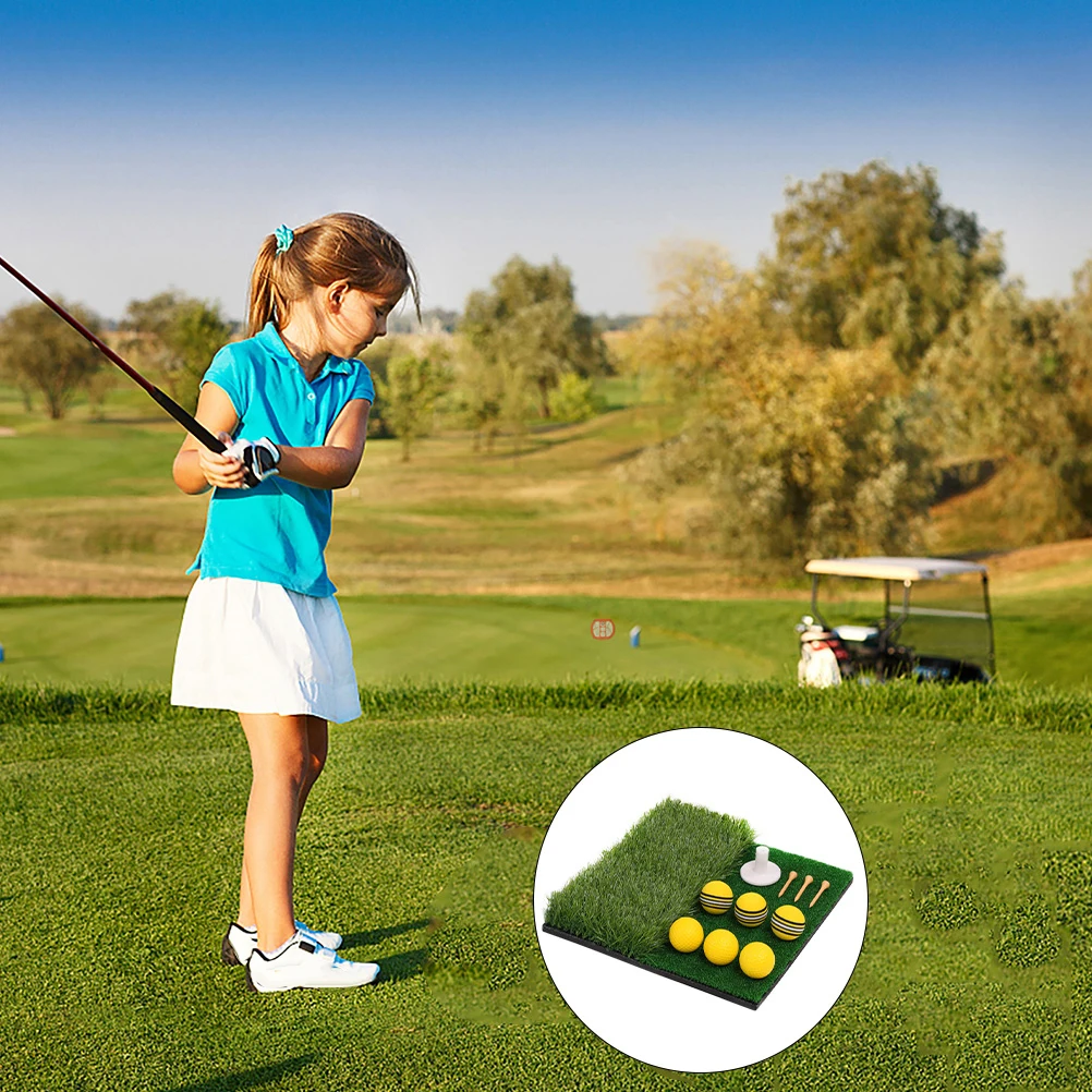 1 مجموعة قطع النار ممارسة الوسادة Pp النايلون العشب إيفا المواد داخلي في الهواء الطلق معدات تدريب الغولف طوي ممارسة الغولف سوينغ #2
