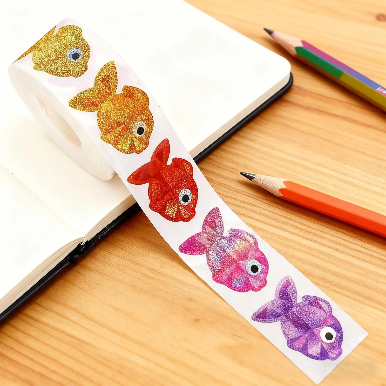 

Fish Stickers For Kids Waterproof Adhesive Motivational Fish Stickers For Kids For Boys Toddler Teens Students Scrapbooking