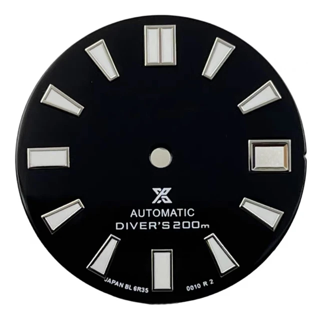 Seiko NH35A Movement Dial 3 3.8 o clock 28.5mm New 3C Strong Light NH35 NH36 Mechanical Diving Watch Retrofit Accessories
