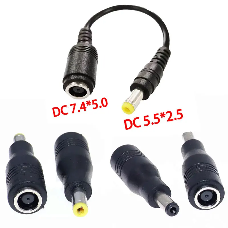 

Laptop Charger Connect Cord for Asus Toshiba Notebook Adapter DC 7.4x5.0mm Female to 5.5x2.5mm Power Adapter Converter Cable
