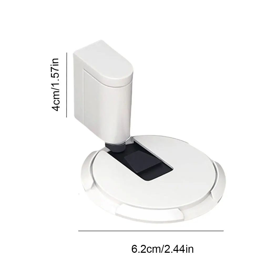 

Ветрозащитный напольный дверной стопор с винтами и клейкими накладками, сверхпрочный, без сверления, для дома