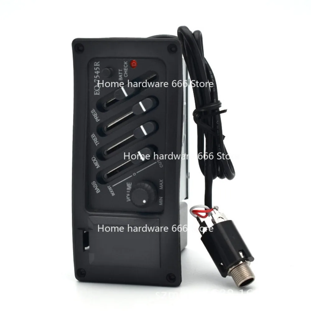 Acoustic Acoustic Guitar Modified Pickup Four-stage EQ-7545R Electric Box Piano Pickup EQ Equalizer