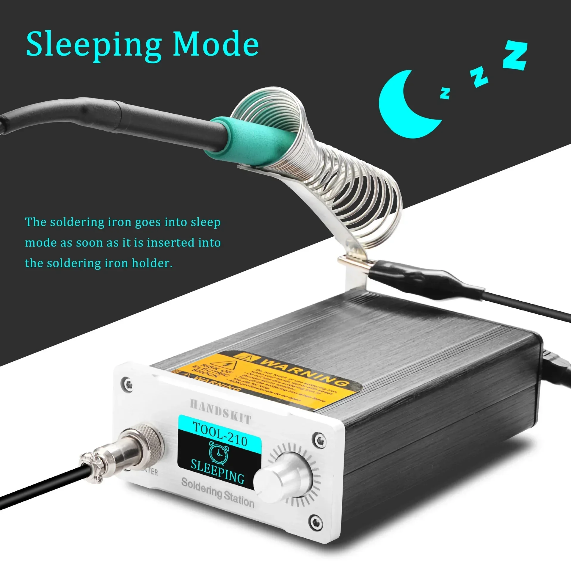 T210 Soldering Station OLED Digital Adjustment Auto Sleep 1s-1.5s Quick Heating JBC 210 Micro Electronic Repair Welding Tools