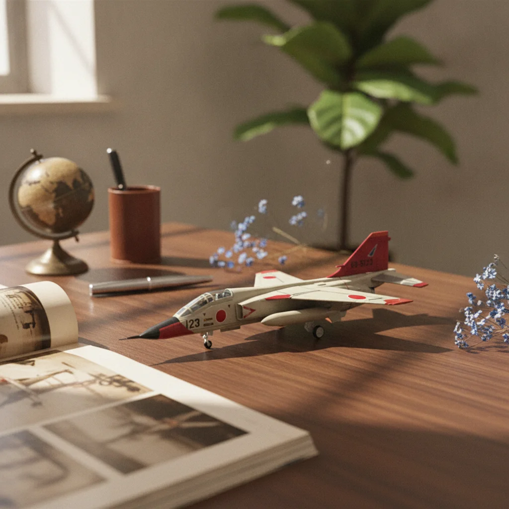 Training Aircraft Model Detailed Static Alloy Model Die-Cast Airplane Miniature Realistic for Aviation Enthusiasts, Desk Decor
