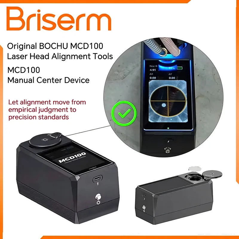 BOCHU MCD100 NVA Nozzle Visual Aligner Laser Nozzle Centering Tool For Raytools WSX Precitec BOCI Fiber Laser Cutting Head