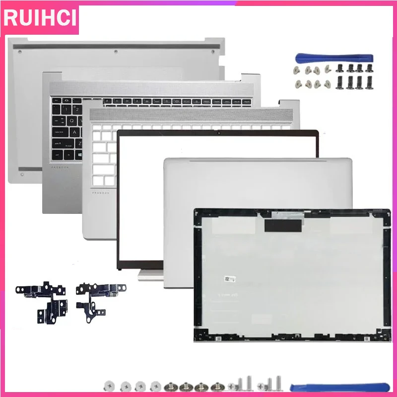 

Для Probook 450 G8 G9 455R G8 G9 Zhan 66 15 G4 G5, новая задняя крышка ЖК-дисплея для ноутбука/передняя рамка/подставка для рук, клавиатура/нижняя крышка/петли