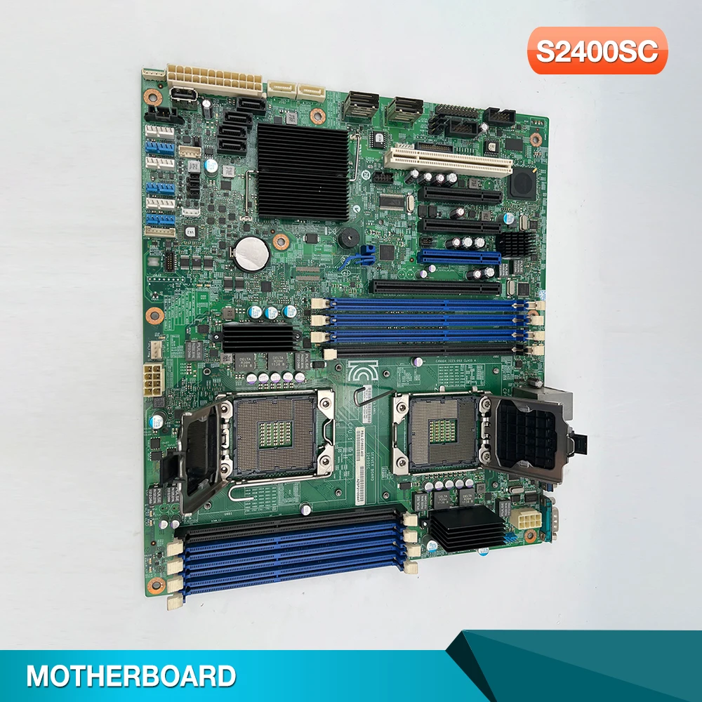 Server Motherboard For Intel S2400SC LGA1356 Support E5 2400 Series CPU
