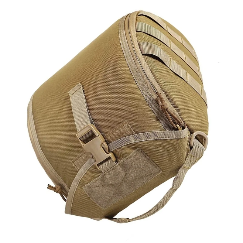 casque tactique E74B, pochette transport rangement Molles pratique pour le sport, chasse, le tir,