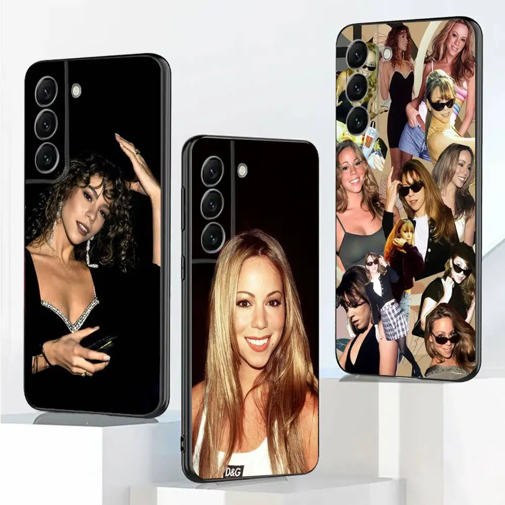 

Singer Mariah Carey Phone Case For Samsung Galaxy A20,A21s,A22,A31,A32,A52,A53,A72,73,A80,A91 Soft Black Cover