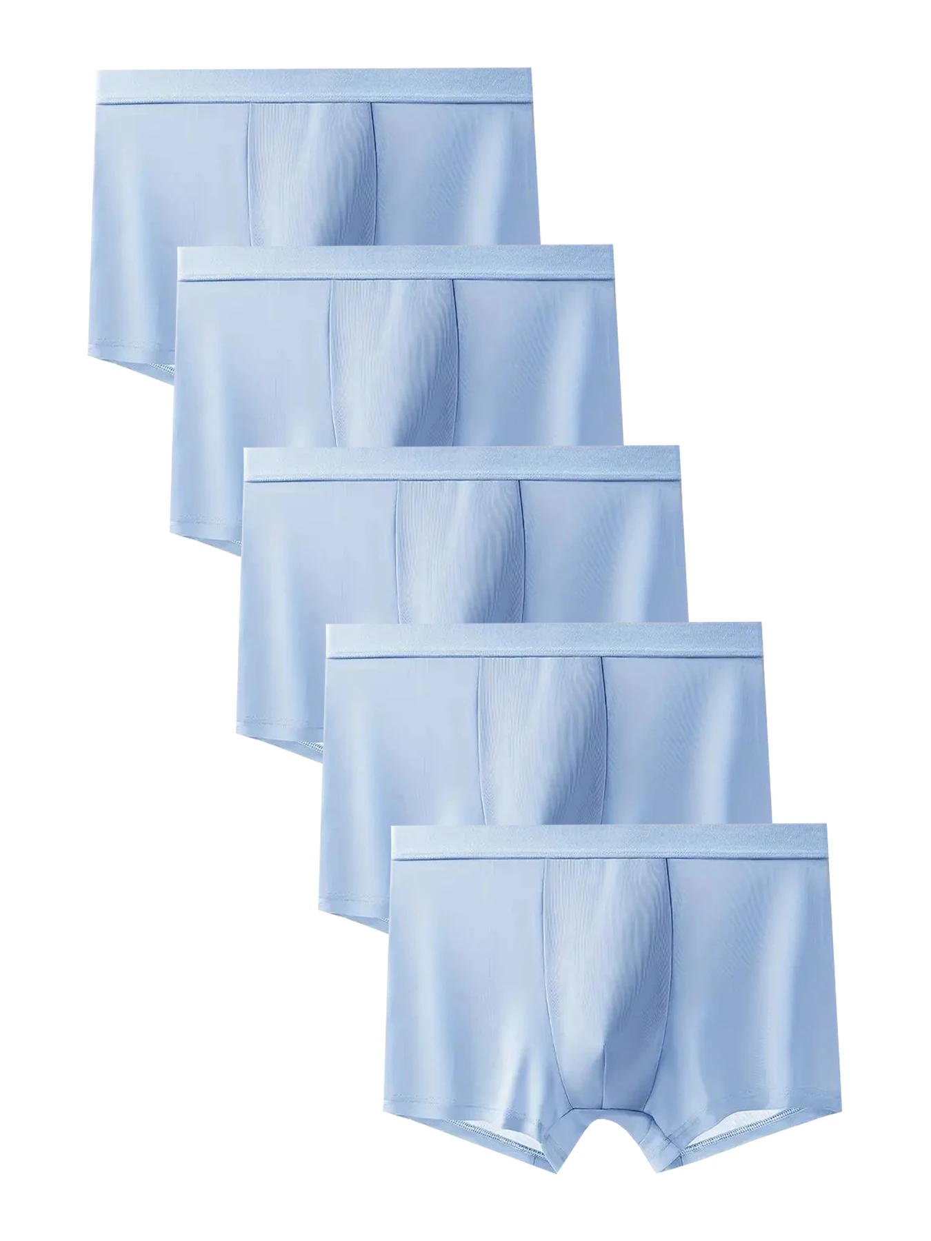 

5шт однотонное простое мужское нижнее белье, удобные, дышащие, повседневные и повседневные мужские трусы.
