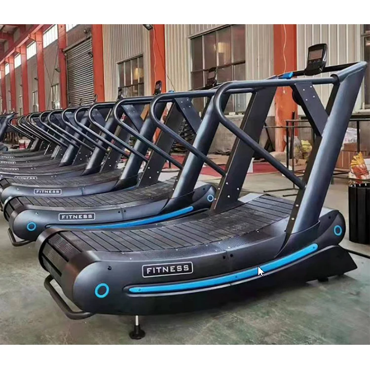 

Popular Commercial Curved Green Power Treadmill with New Design Speed Adjustment Mechanical Drive LED Screen-New Arrival