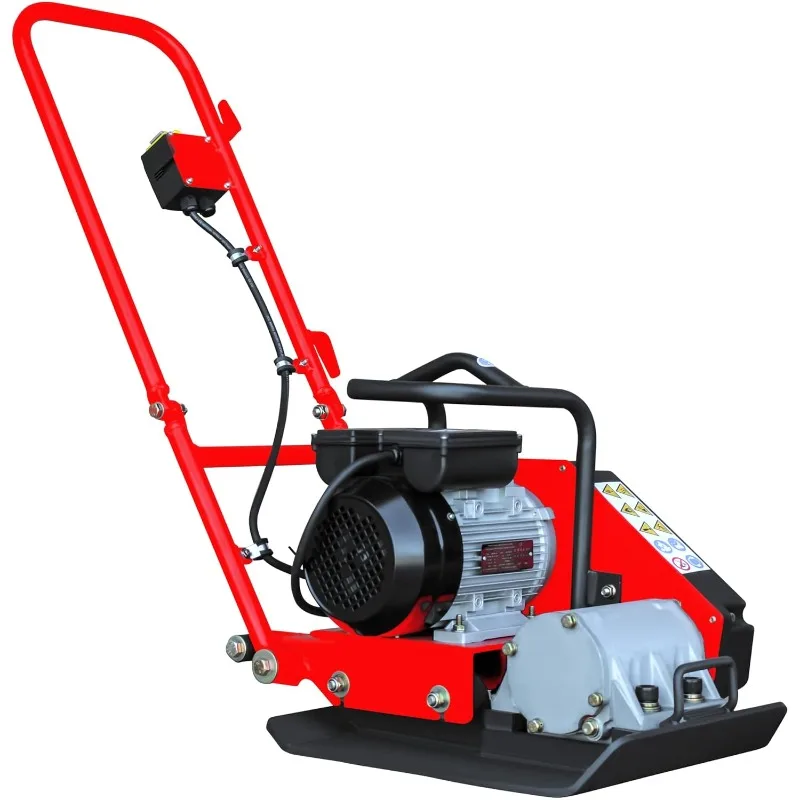 

2 HP Electric Vibratory Plate Compactor Tamper for Gravel Soil Compaction US(Origin)