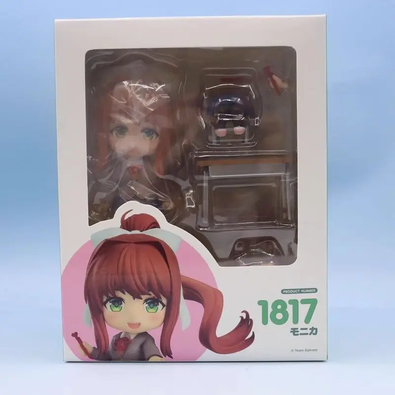 Anime Doki Doki Literature Club Q Version #2283 Yuri #1817 Monika #2250 Sayori #2077 Natsuki Action Figures Models Decor Gifts